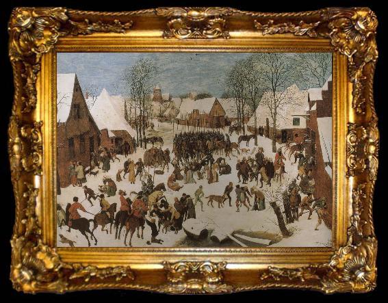 framed  Pieter Bruegel The killing of innocent, ta009-2
